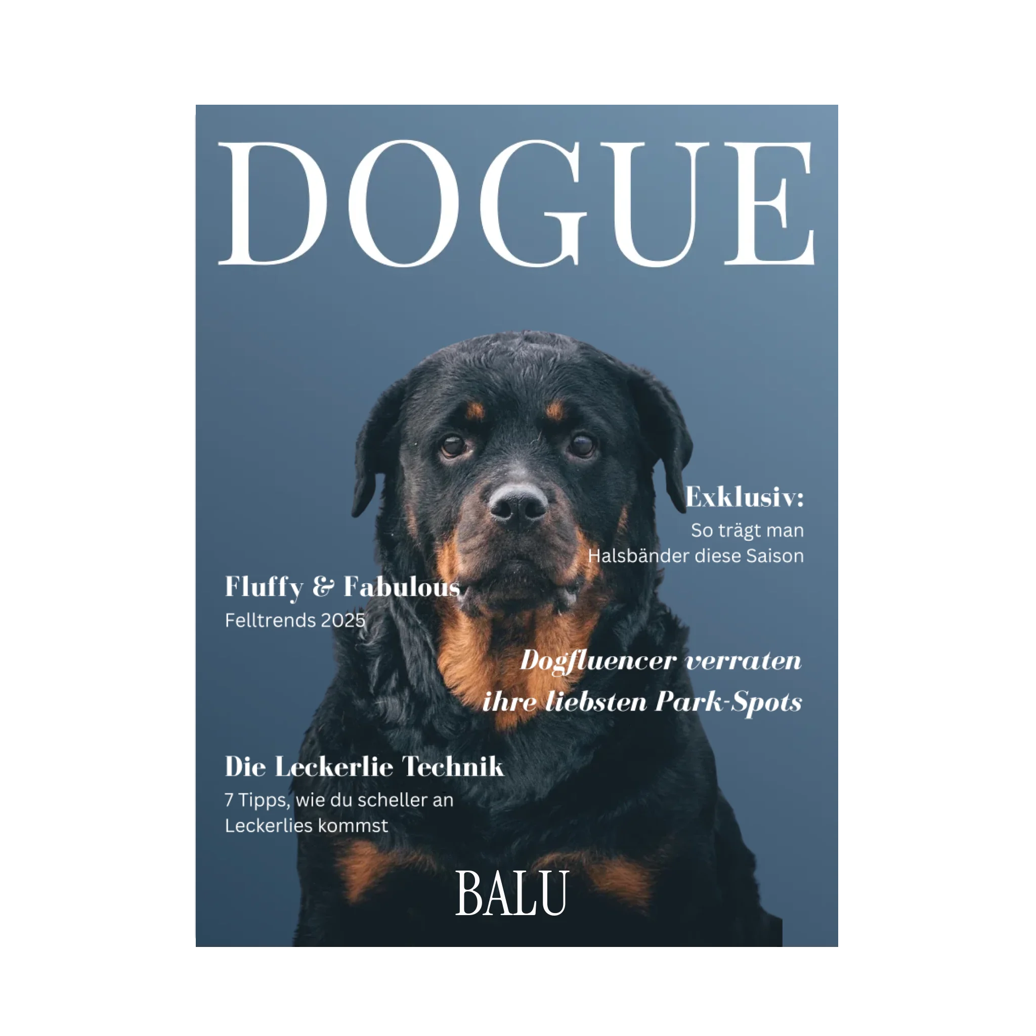 Canva "Dogue Cover Navi" - personalisiert