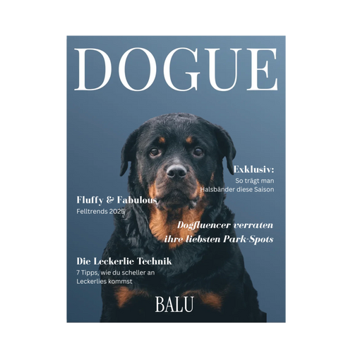 Canva "Dogue Cover Navi" - personalisiert
