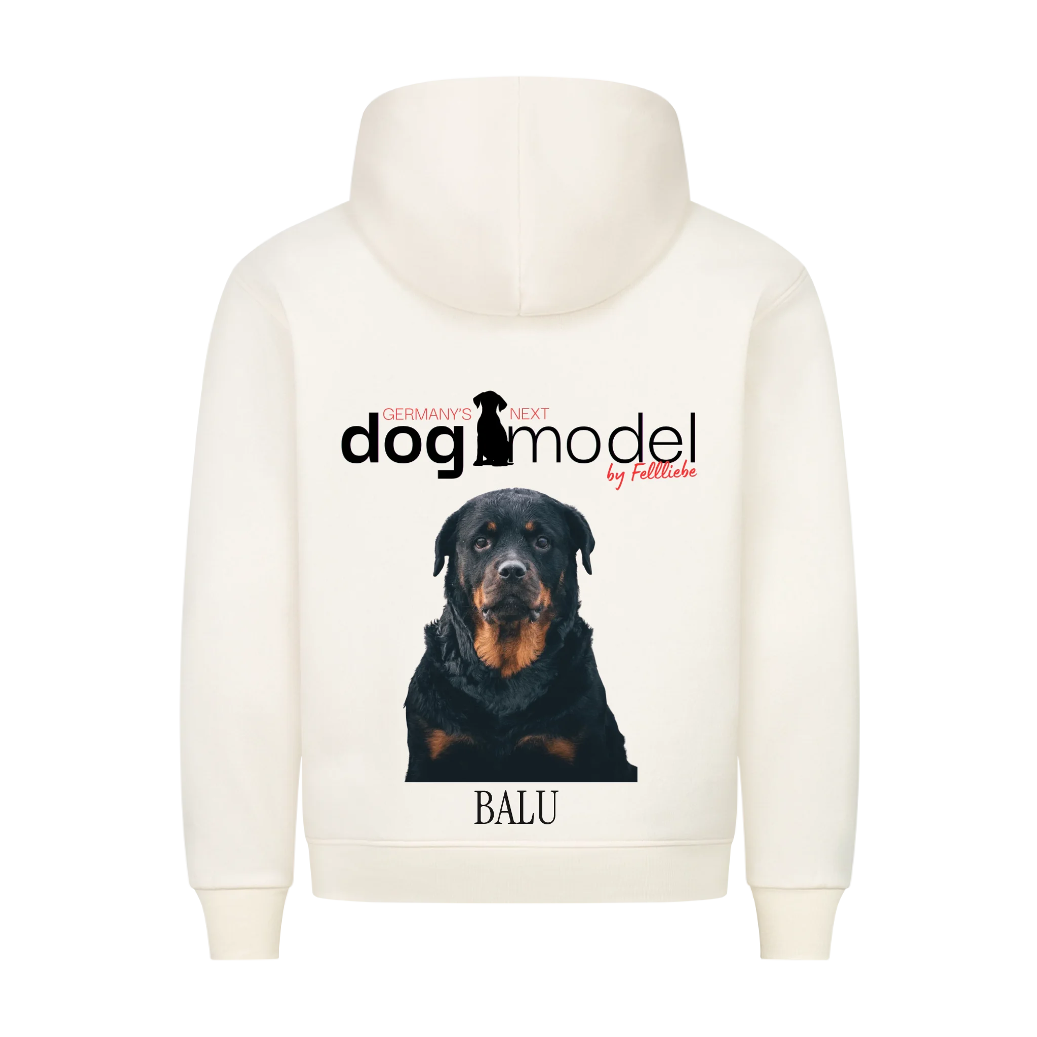 Hoodie "Dogmodel" - personalisiert