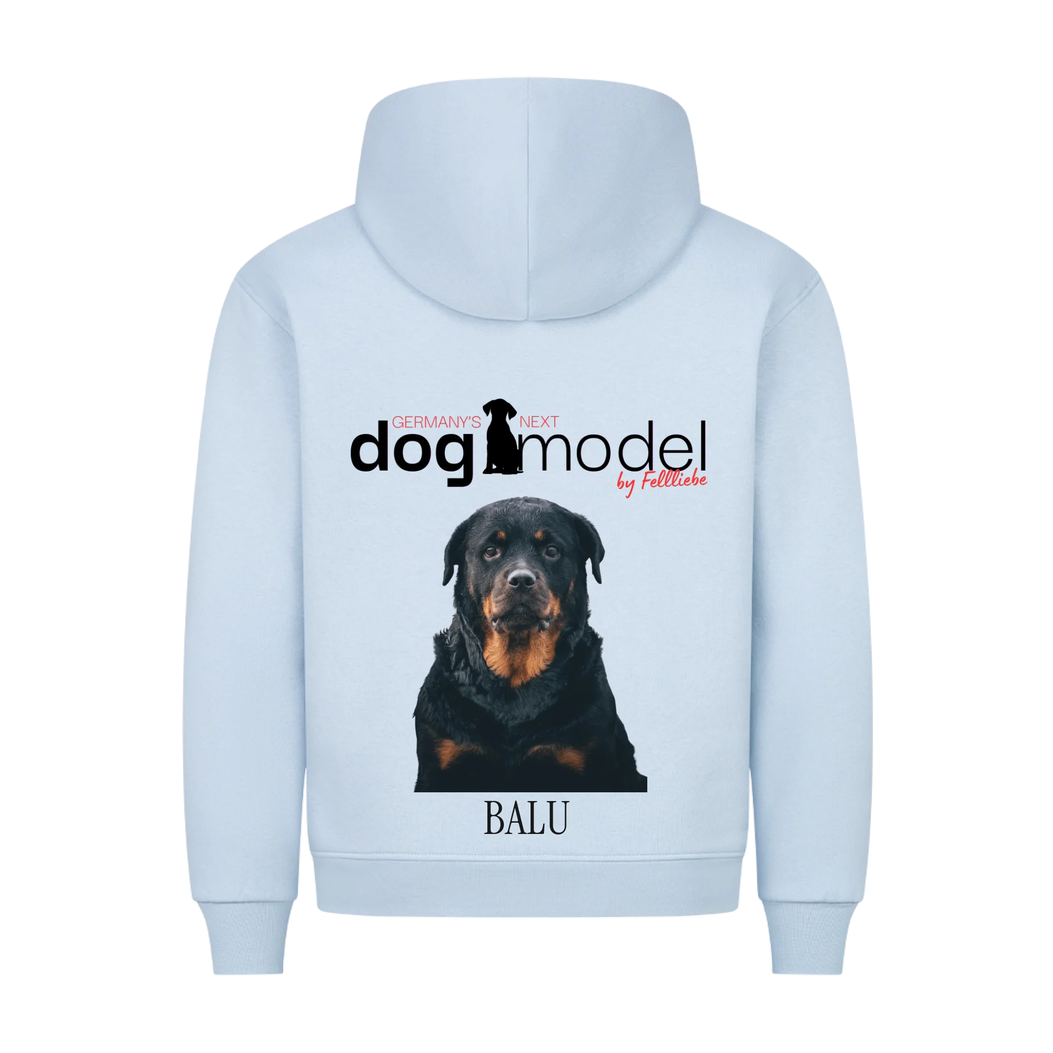 Hoodie "Dogmodel" - personalisiert