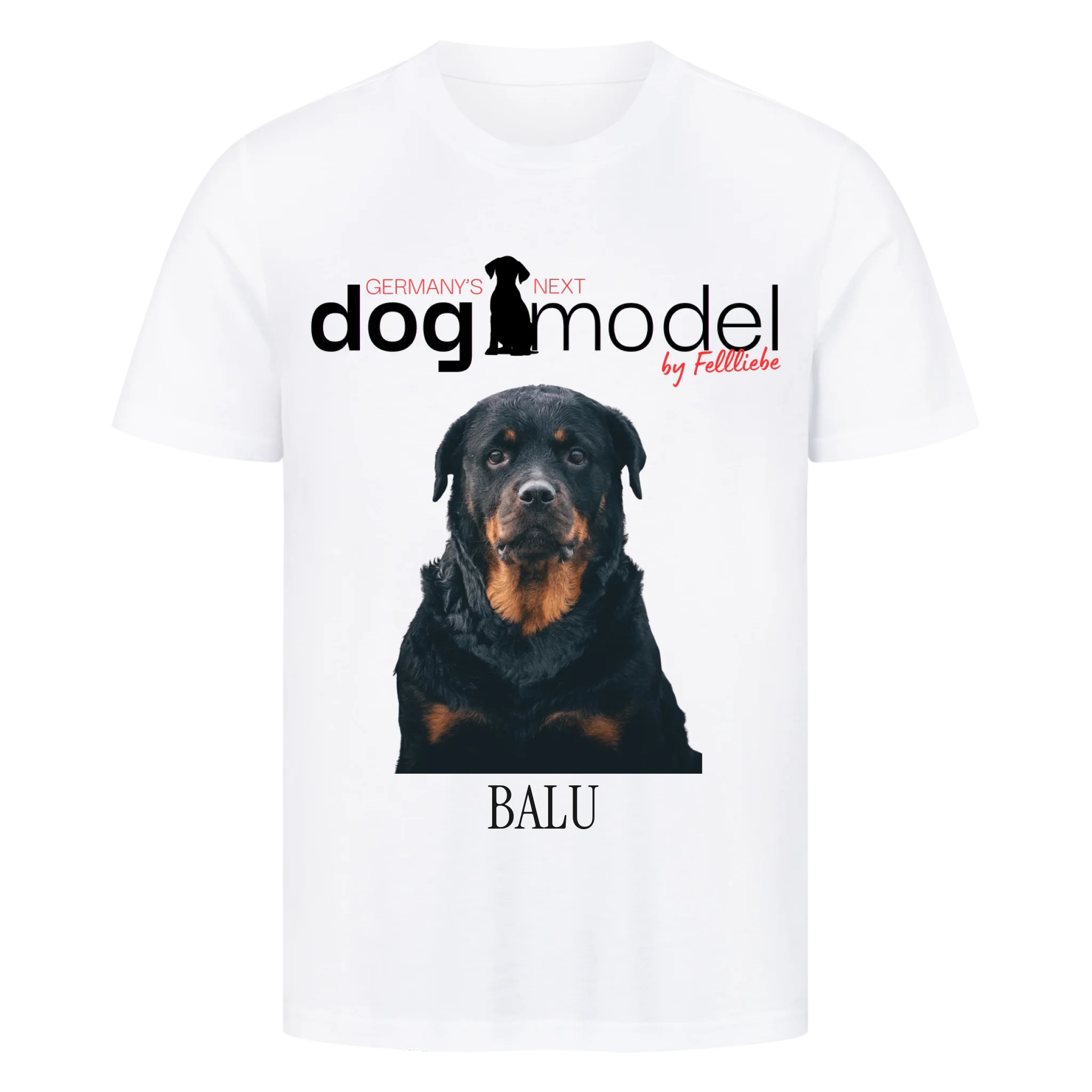 T-Shirt "Dogmodel" - personalisiert