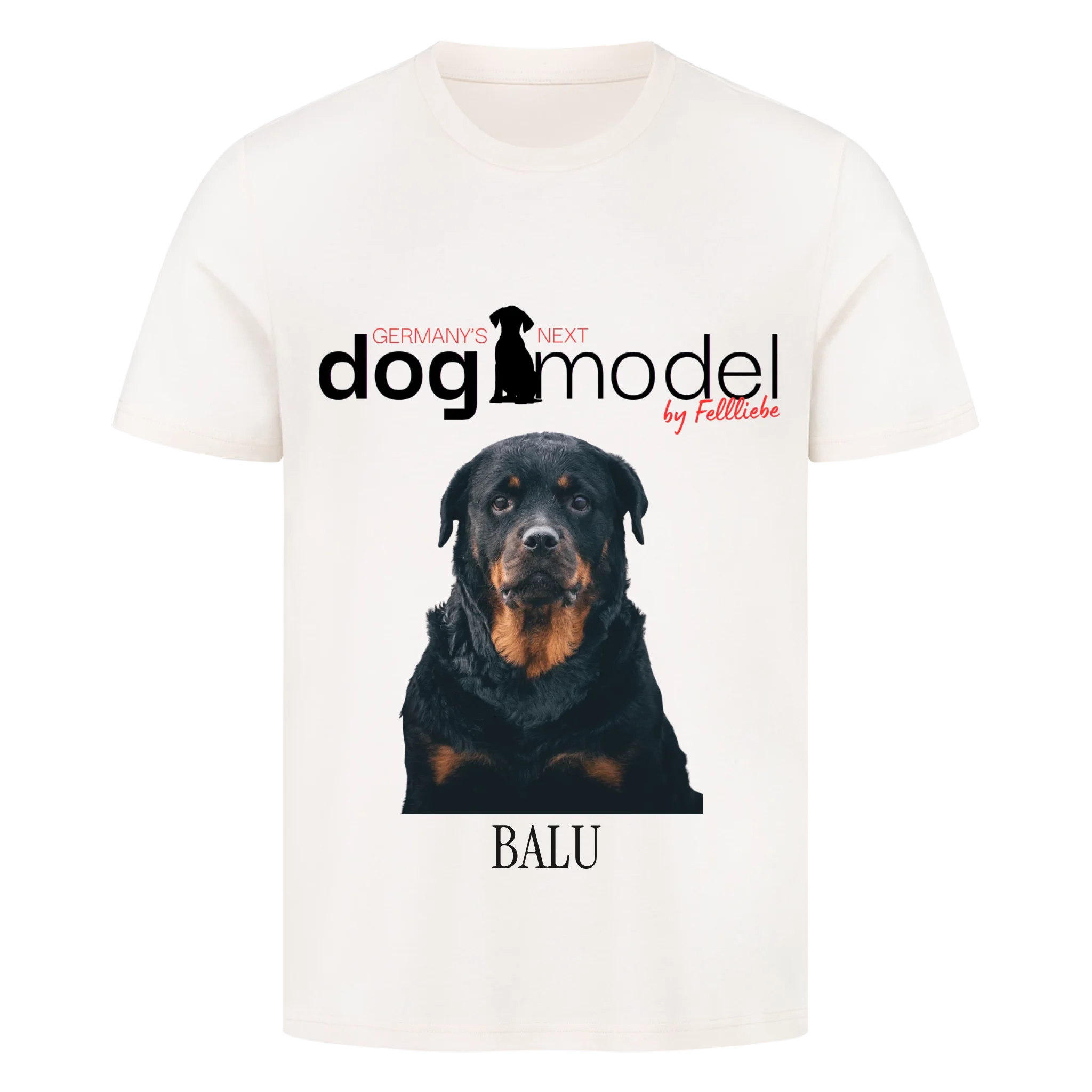 T-Shirt "Dogmodel" - personalisiert