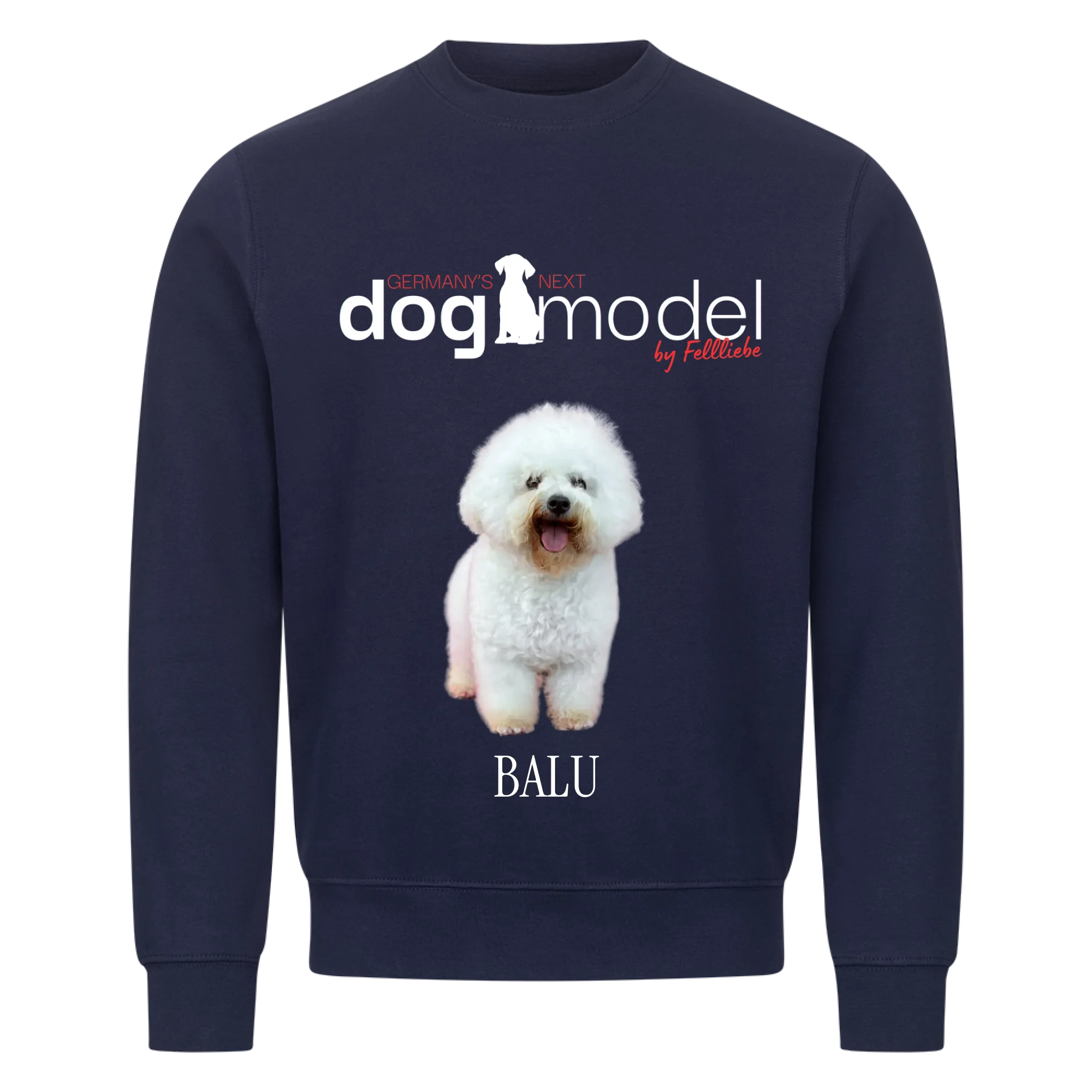 Sweatshirt "Dogmodel" - personalisiert