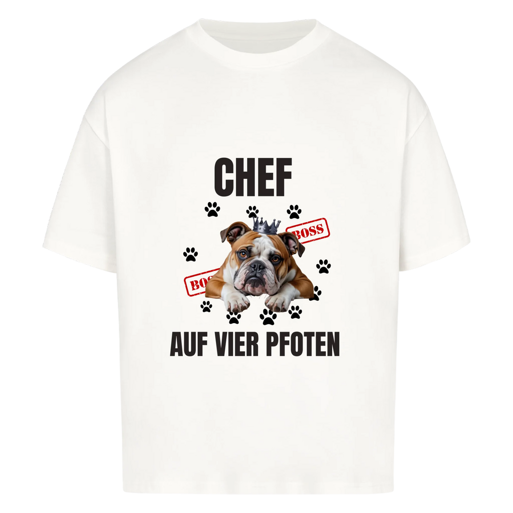 Oversize T-Shirt "Chef" - personalisiert