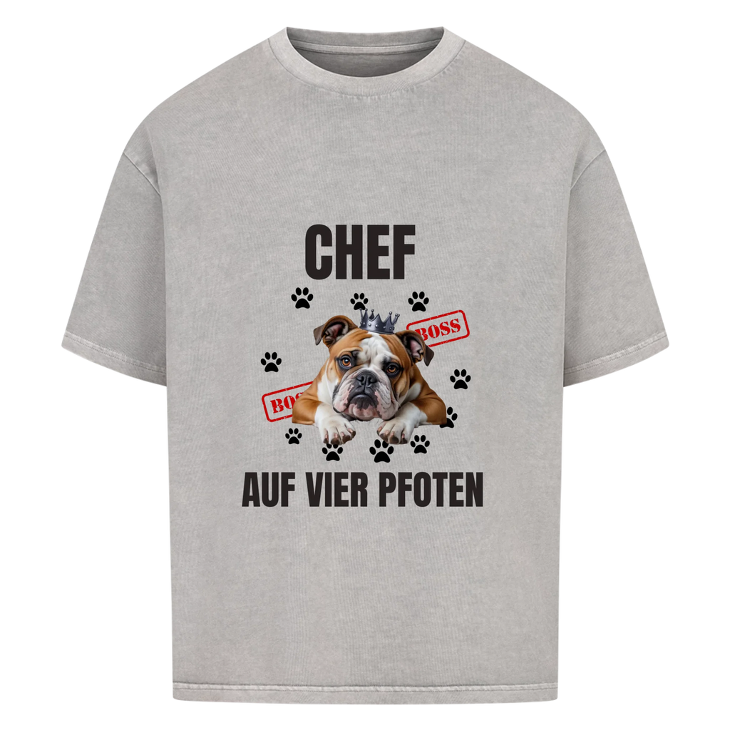 Oversize T-Shirt "Chef" - personalisiert