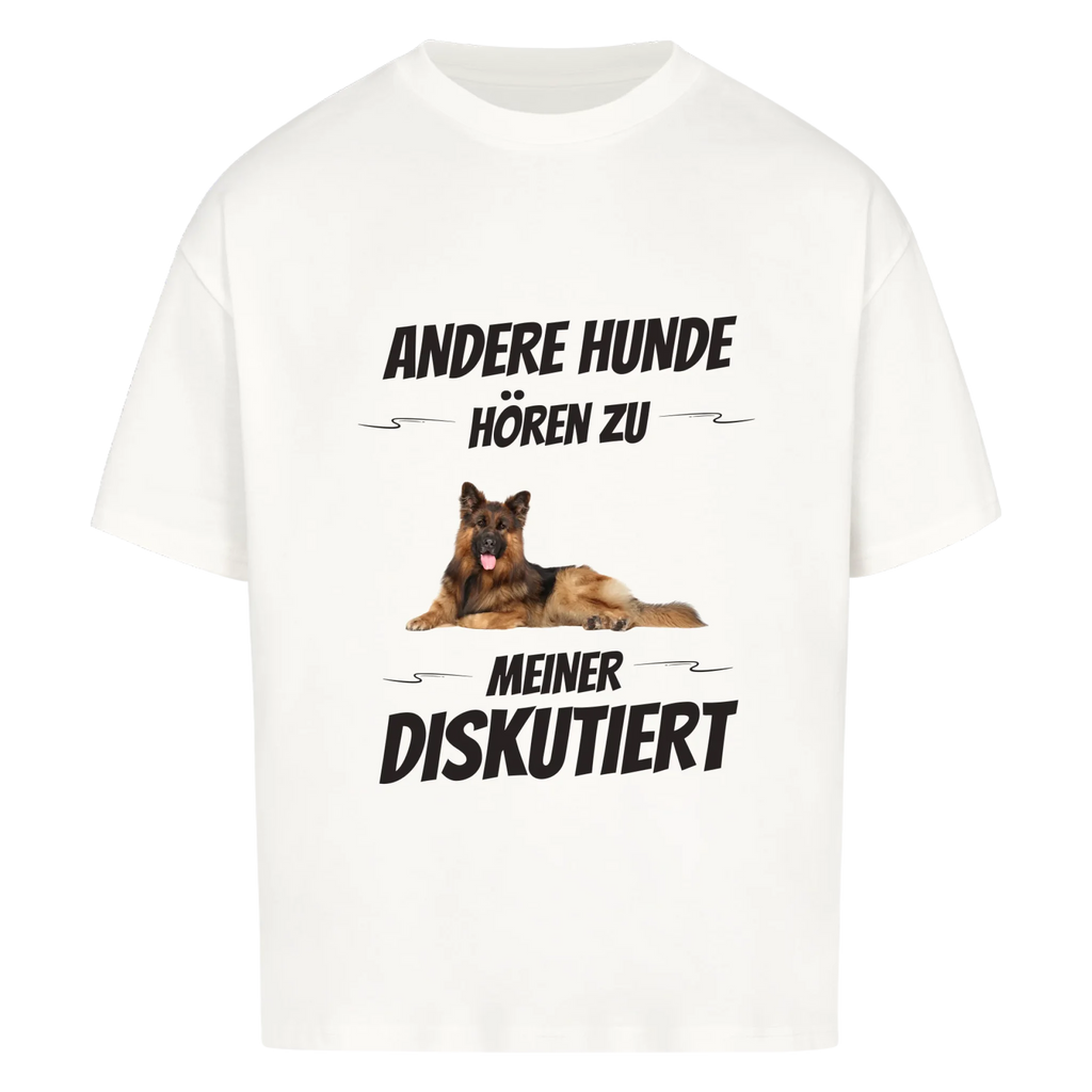 Oversize T-Shirt "Diskutiert" - personalisiert