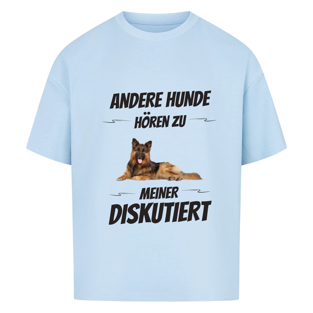 Oversize T-Shirt "Diskutiert" - personalisiert