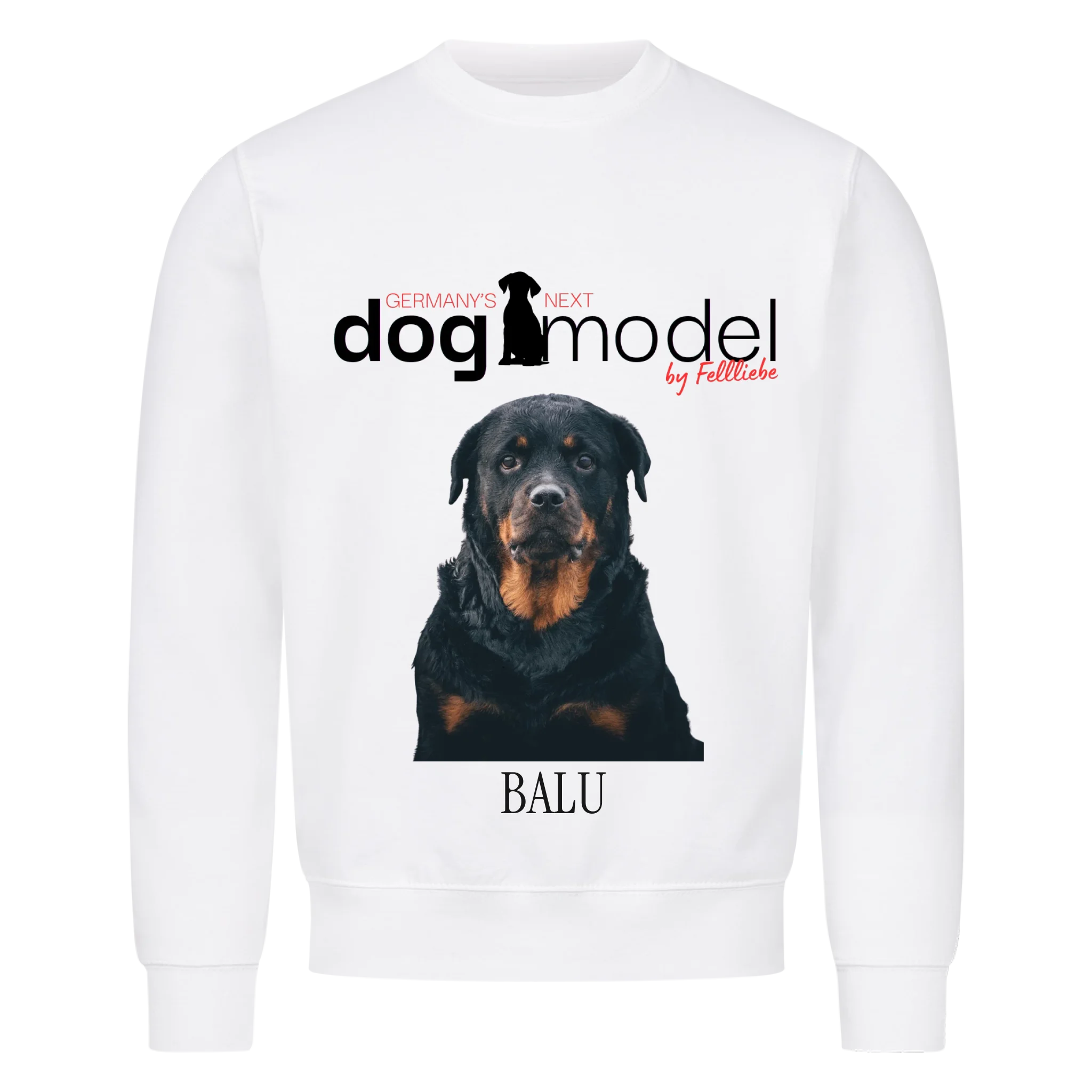 Sweatshirt "Dogmodel" - personalisiert