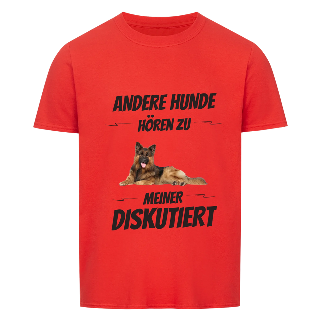 T-Shirt Unisex "Diskutiert" - personalisiert