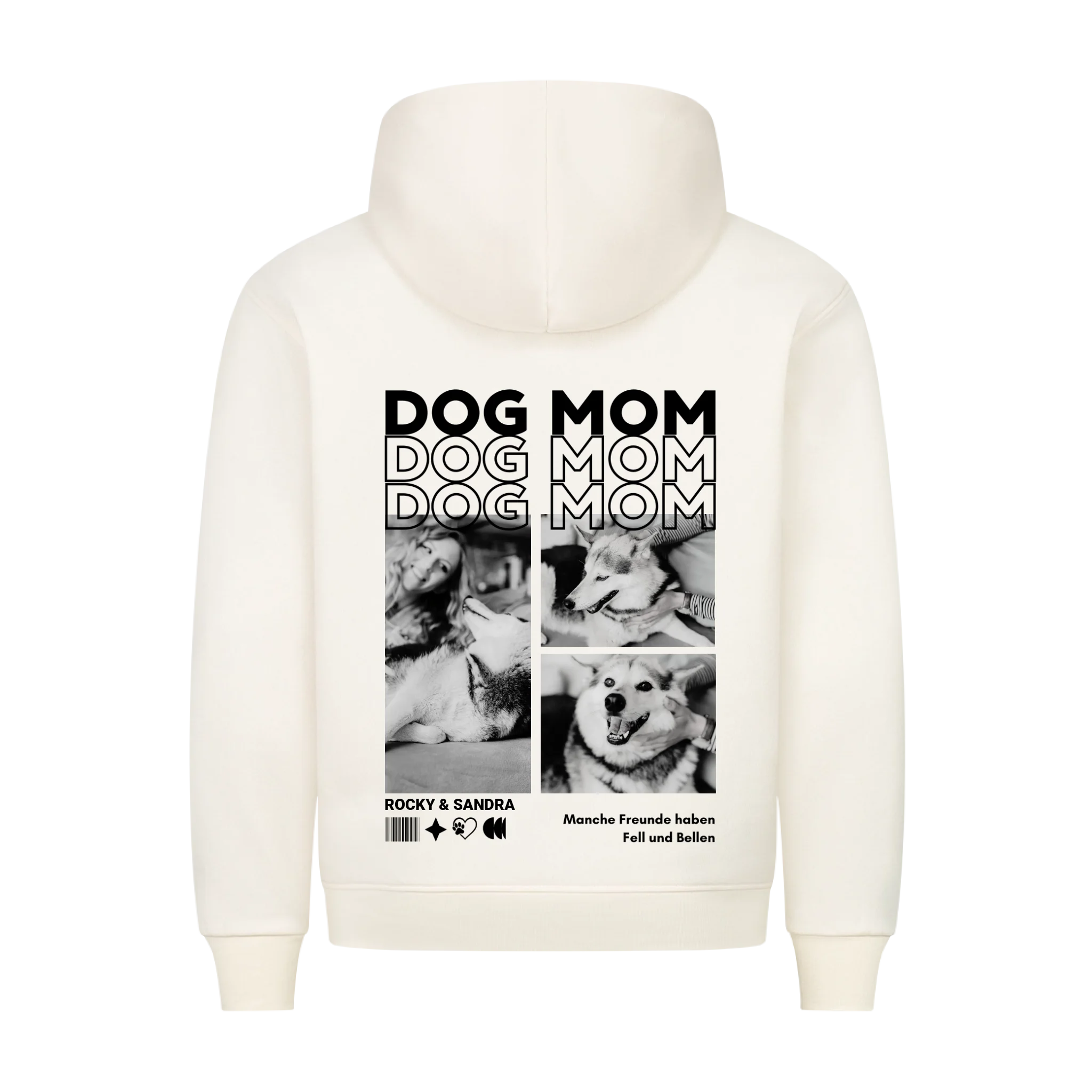 Hoodie "Dog Mom" - personalisiert