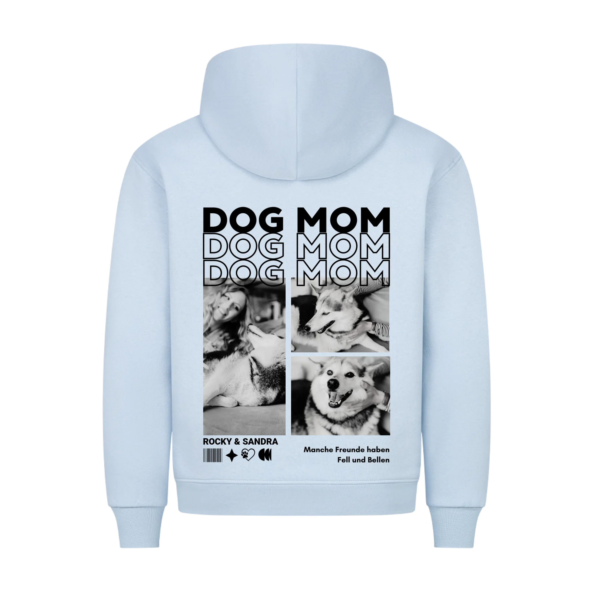 Hoodie "Dog Mom" - personalisiert