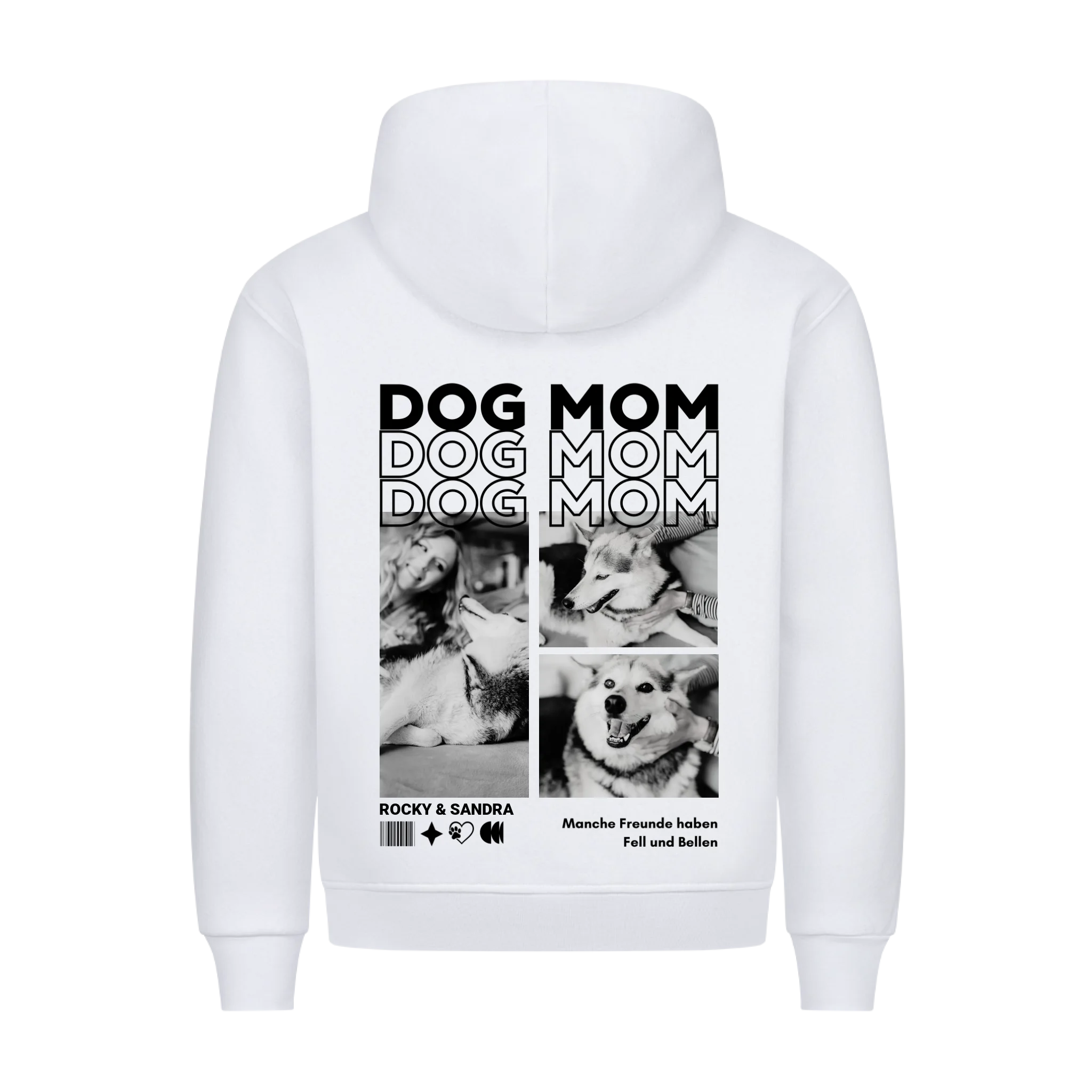 Hoodie "Dog Mom" - personalisiert