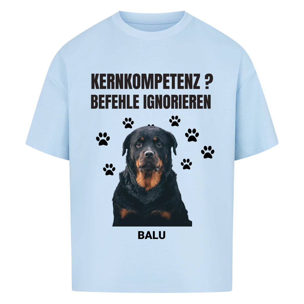 Oversize T-Shirt "Kernkompetenz" - personalisiert