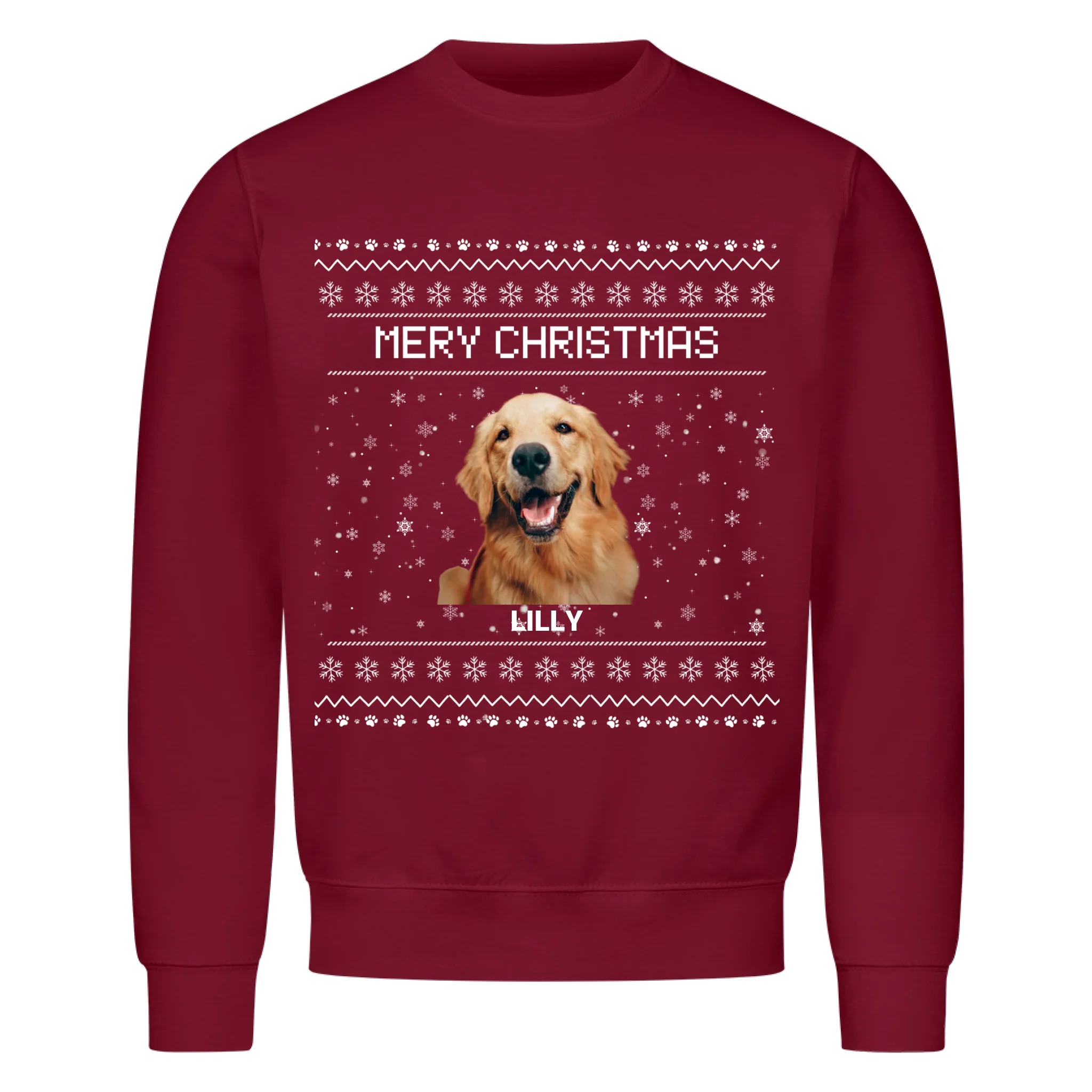 Sweatshirt "Mery Christmas" - personalisiert