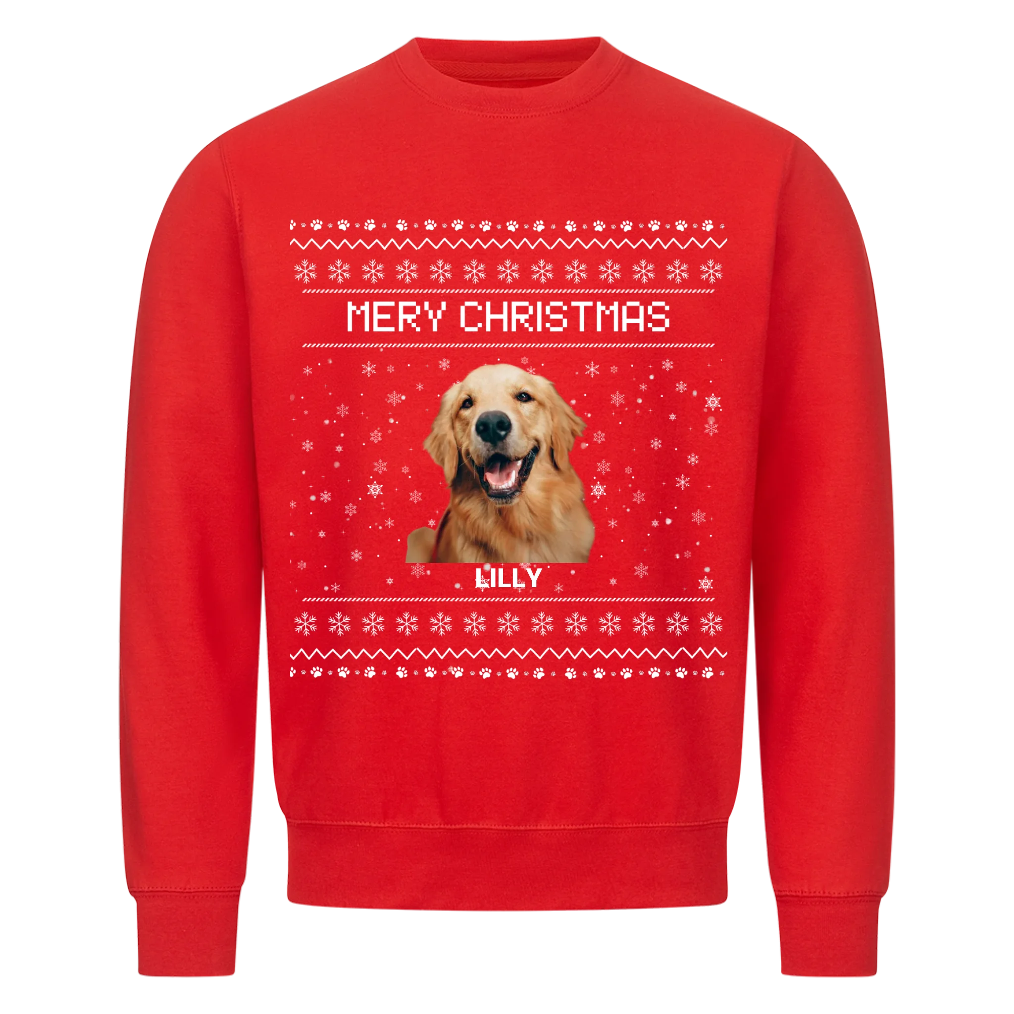 Sweatshirt "Mery Christmas" - personalisiert