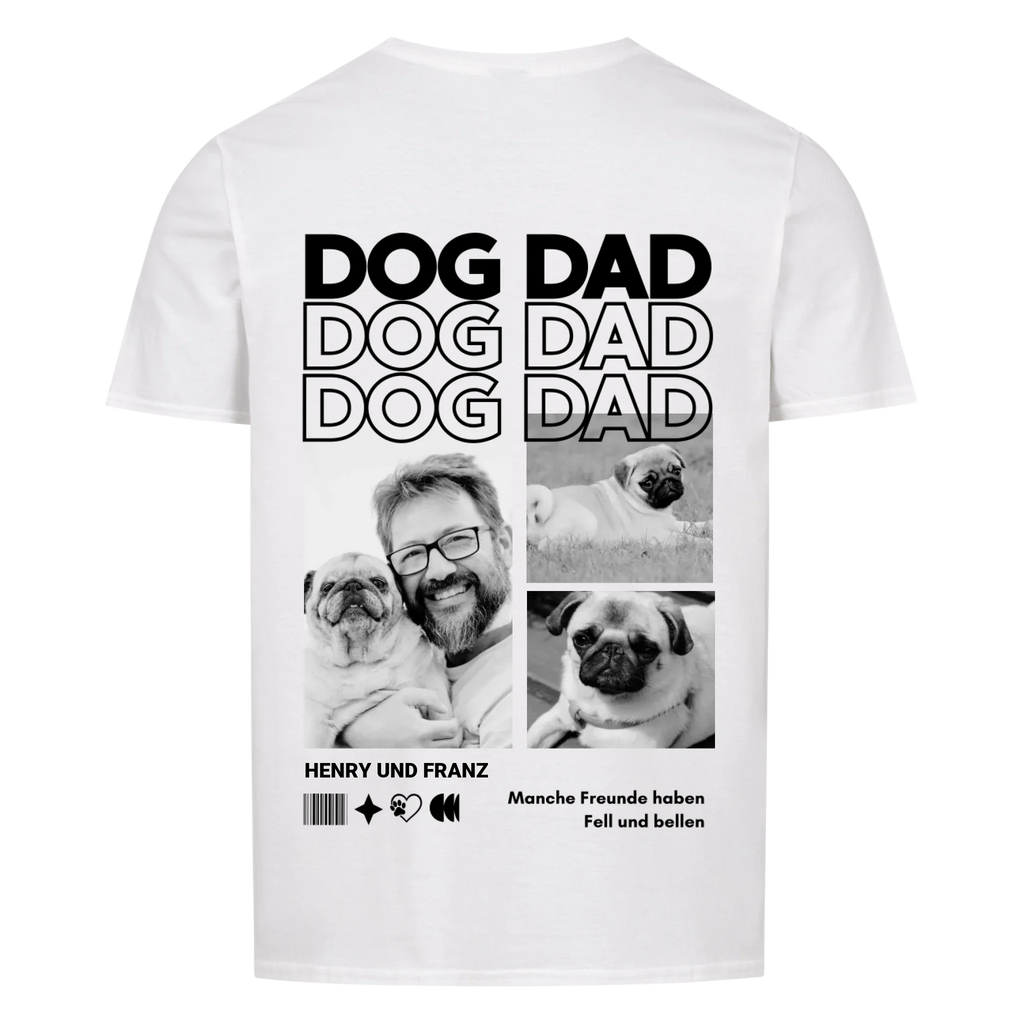 T-Shirt Unisex "Dog Dad" - personalisiert